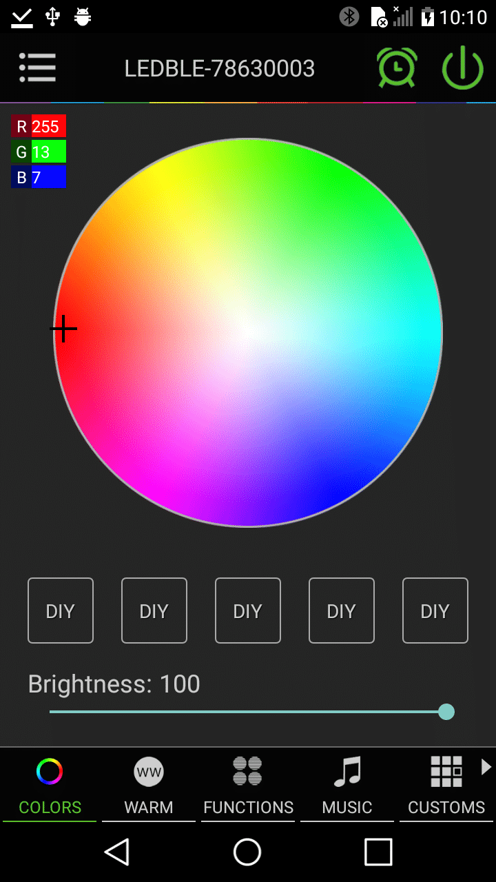 RGB pick - 255, 13, 7